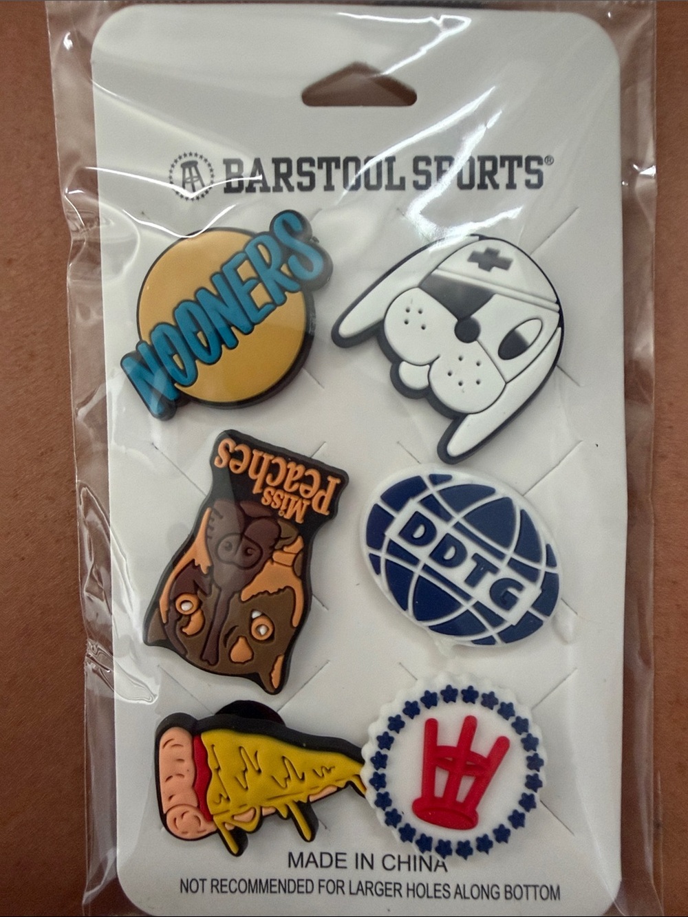 Barstool Sports croc accessories Multicolor
